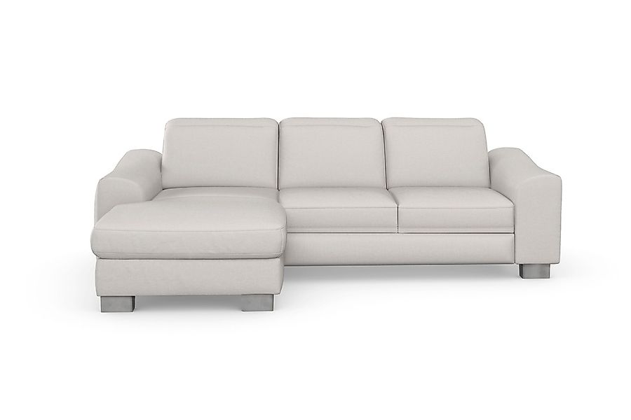 sit&more Ecksofa »Dundee L-Form« mit Federkern und Edelstahlfüßen, wahlweis günstig online kaufen