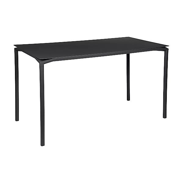 Fermob - Calvi Gartentisch hoch 160x80cm - anthrazit/texturiert mit Glanz/L günstig online kaufen