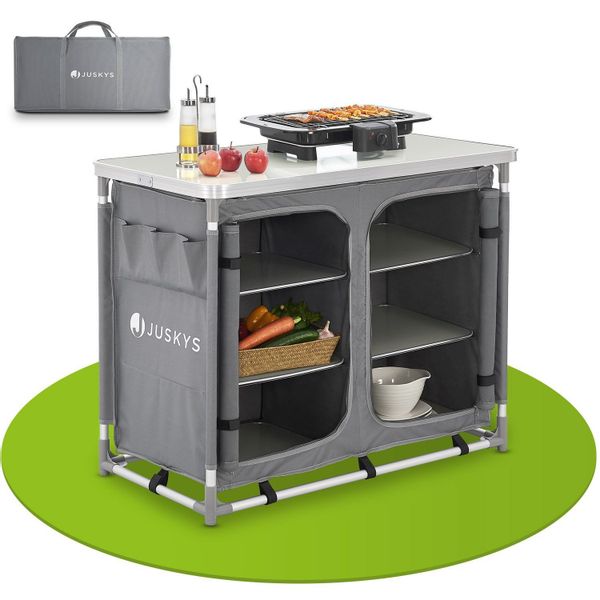 Juskys Campingschrank Ruda mit Tasche, klappbar, günstig online kaufen