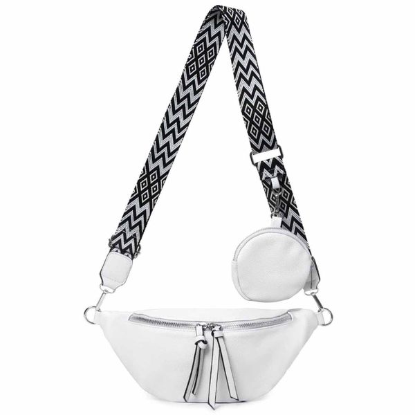 ITALYSHOP24 Bauchtasche Damen Brusttasche Crossover Umhängetasche günstig online kaufen