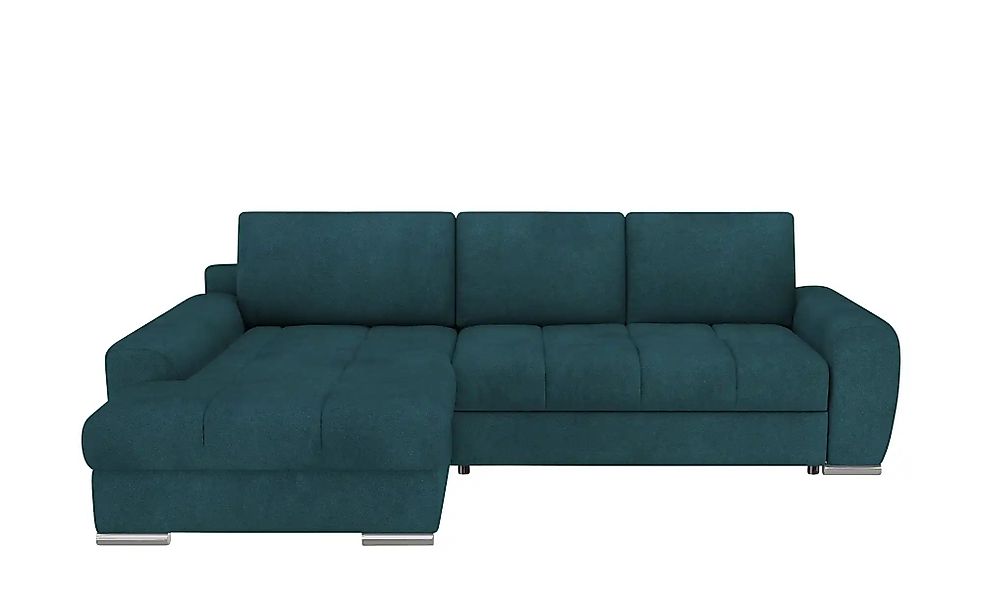 bobb Ecksofa mit Funktion   Soumia ¦ türkis/petrol ¦ Maße (cm): B: 283 H: 9 günstig online kaufen