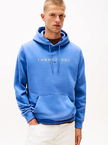 Tommy Jeans Hoodie "TJM REG LINEAR LOGO HOODIE EXT", mit Logo-Stickerei günstig online kaufen