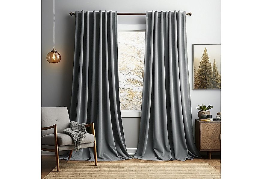 BTTO V&G Verdunkelungsvorhang Vorhang Gardinen Blickdicht,Weihnachtsvorhäng günstig online kaufen