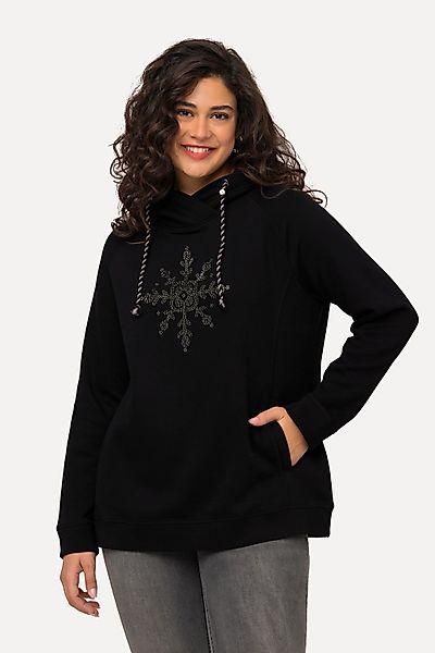 Ulla Popken Sweatshirt Sweatshirt Eisstern Stehkragen günstig online kaufen