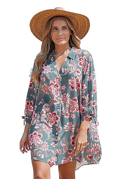 Cupshe Schlupfbluse Bedrucktes Geknotetes Hemd günstig online kaufen