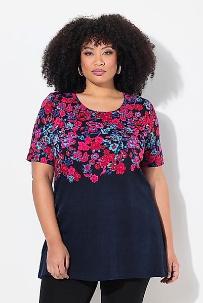 Ulla Popken Longshirt Longshirt bedruckt A-Linie günstig online kaufen