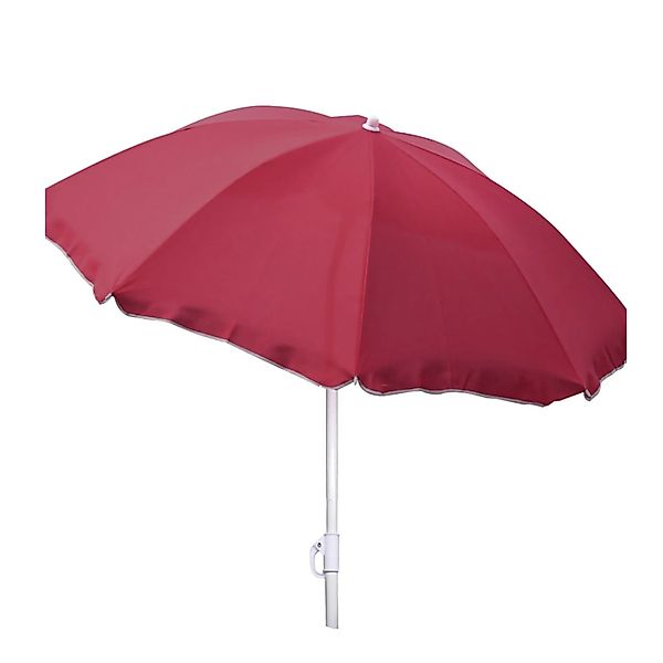 Lex Sonnenschirm Knickbar Ø 1,8 m Garten Balkon Strand Schirm UV30+ Burgund günstig online kaufen