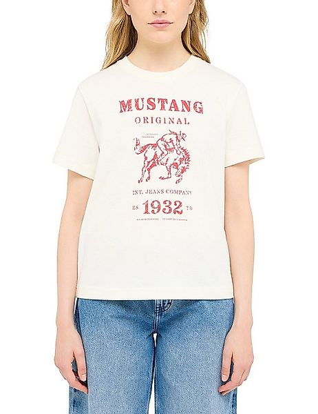 MUSTANG Kurzarmshirt Damen Style Floris günstig online kaufen