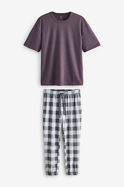 Next Pyjama Kuscheliger, angerauter Schlafanzug (2 günstig online kaufen