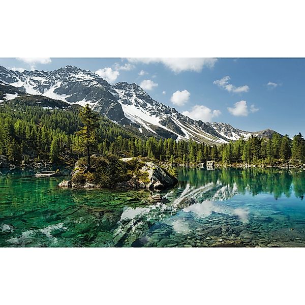 Vlies Fototapete Bergmagie 450x280 cm günstig online kaufen