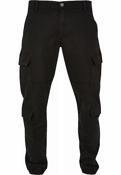 URBAN CLASSICS Stoffhose "Urban Classics Herren Double Cargo Twill Jogging günstig online kaufen