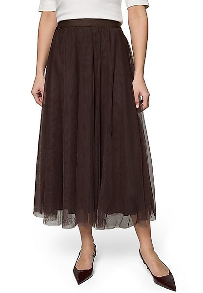 Zero Midirock Damen mit elastischem Bund Material günstig online kaufen