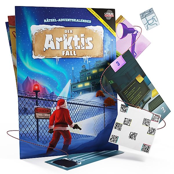 CRIMECASES Spielzeug-Adventskalender "Der Arktis Fall" (Krimi günstig online kaufen