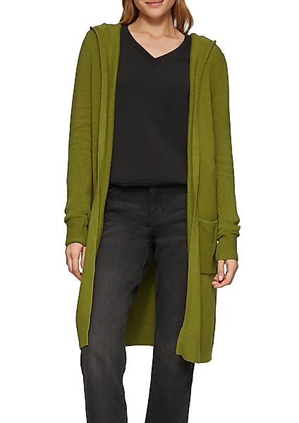 s.Oliver Kapuzenstrickjacke ohne Verschluss, mit Seitentaschen günstig online kaufen