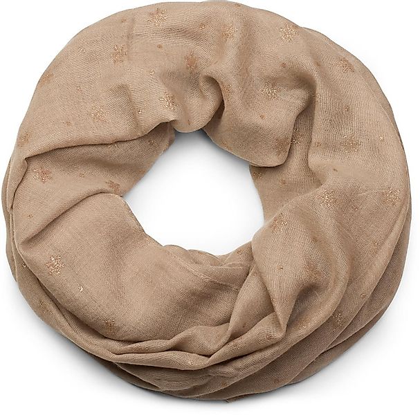 styleBREAKER Loop Loop mit glitzerndem Schneeflocken Print, (1-St) günstig online kaufen