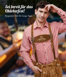 HOFGLANZ Trachtenhemd Traditionelles Trachtenhemd Herren Langarm günstig online kaufen