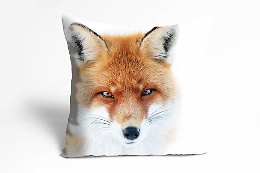 queence Dekokissen »Joleen«, Kissenhülle,Fuchskopf,Fuchs,Tiermotiv,Waldtier günstig online kaufen