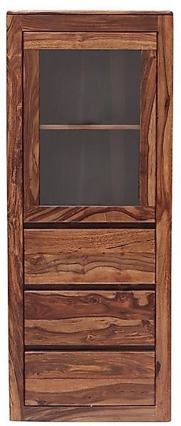 Indischesmoebelhausde Standvitrine Vitrine Tina 60x150x45 aus Palisandr-Mas günstig online kaufen