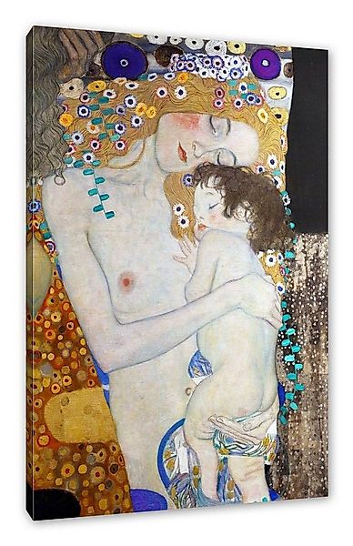 Pixxprint Leinwandbild Gustav Klimt - Die drei Lebensalter einer Frau, Gust günstig online kaufen