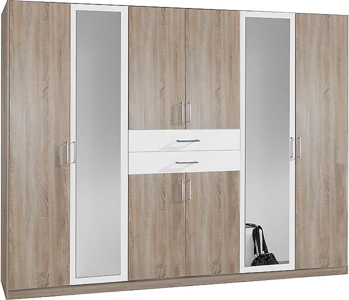Wimex Kleiderschrank "Diver Drehtürenschrank mit Spiegel, 180, 225 o. 270cm günstig online kaufen