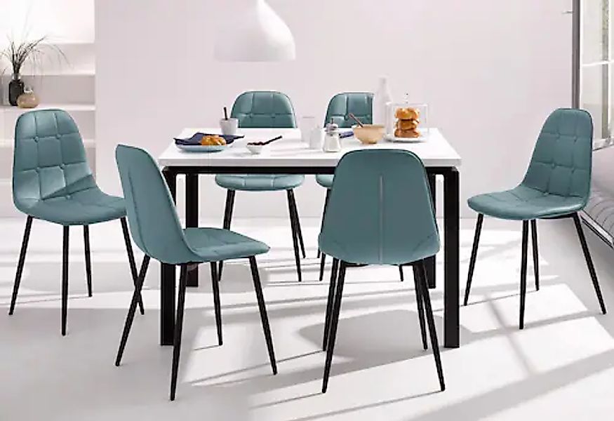 INOSIGN Essgruppe Set, 5 Stk. tlg. Esstisch, Breite 120 cm und 4 Esszimmers günstig online kaufen