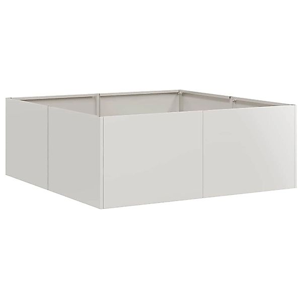 vidaXL Pflanzkübel 80x80x30 cm Edelstahl 860805 günstig online kaufen