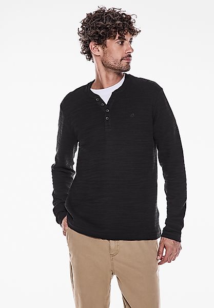 STREET ONE MEN Langarmshirt, im soften Baumwoll-Mix günstig online kaufen