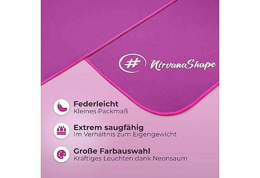 NirvanaShape Sporthandtuch Mikrofaser Handtuch, Badehandtuch, Reisehandtuch günstig online kaufen