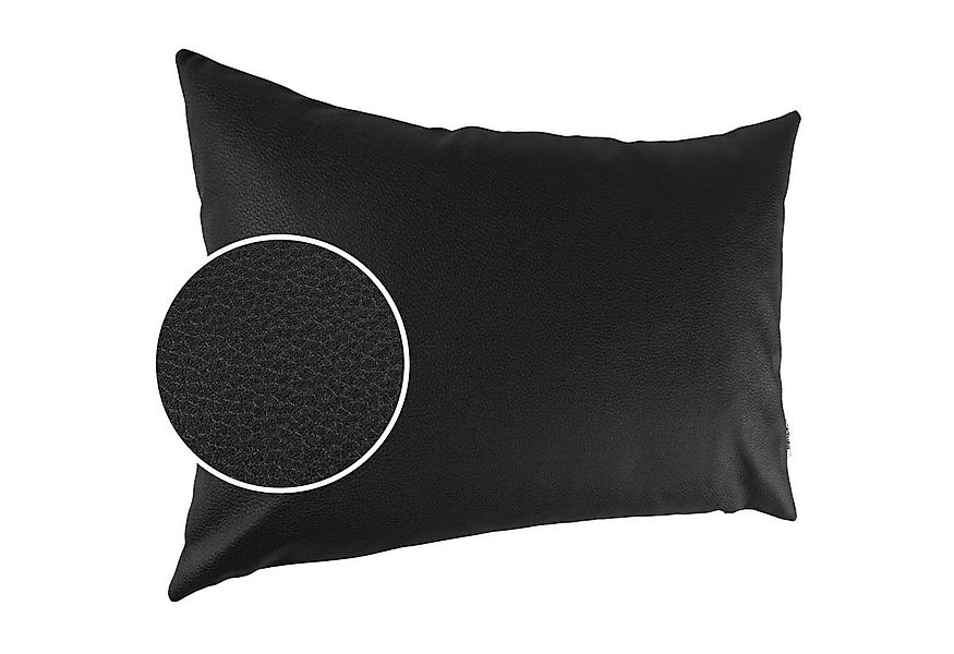 Kisska Dekokissen Kissenhülle KUMO atmungsaktive Kunstleder Kissenbezug Zie günstig online kaufen