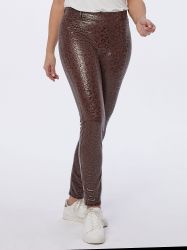 MONACO blue Lederimitathose Leggings koerpernah in günstig online kaufen