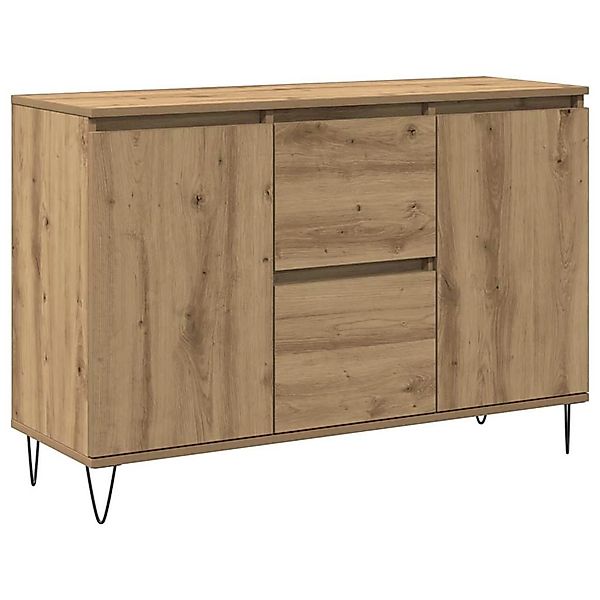 vidaXL Sideboard Artisan-Eiche 101,5x35x70 cm Holzwerkstoff 857267 günstig online kaufen