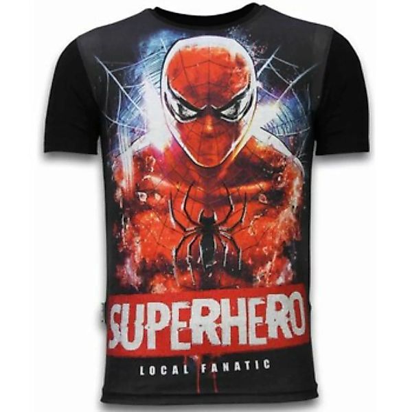 Local Fanatic  T-Shirt Superhero Digital Strass günstig online kaufen