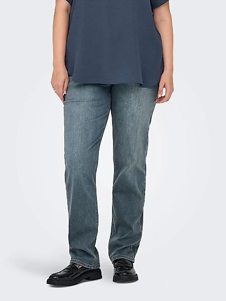 ONLY CARMAKOMA High-waist-Jeans "CARWILLY HW STRAIGHT DNM REA2602 NOOS" Bau günstig online kaufen