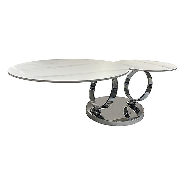 riess-ambiente Couchtisch DANCING RINGS weiß / günstig online kaufen