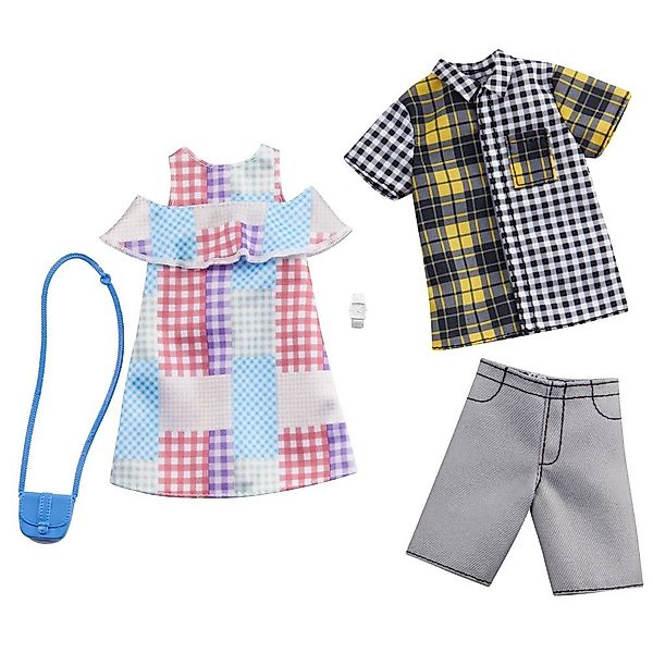 Barbie Puppenkleidung Plaid Fashion Mattel Garderoben günstig online kaufen