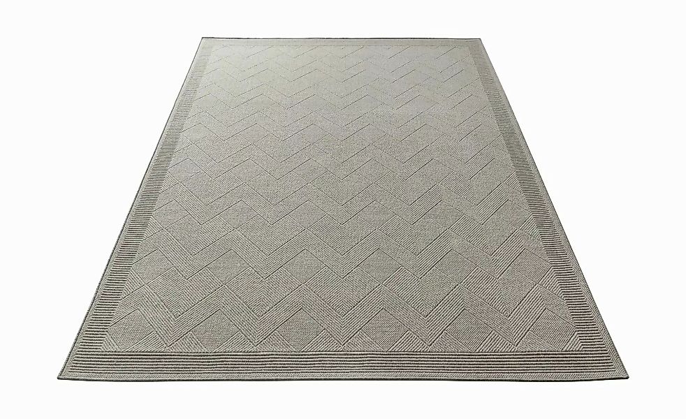 Wollteppich  Lana ¦ grau ¦ Wolle,Jute ¦ Maße (cm): B: 160 H: 0,9 Teppiche > günstig online kaufen