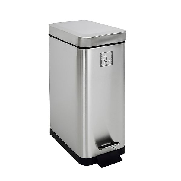 Svita STM10 Mülleimer Treteimer 10L Mit Inneneimer Softclose-Deckel Silber günstig online kaufen