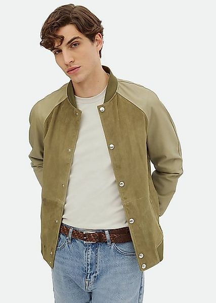 RAMSEY Winterjacke Khaki Wildleder Mantel günstig online kaufen