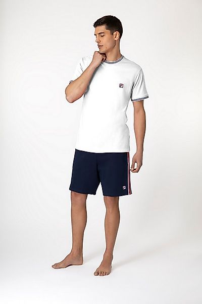 Fila Pyjama MAN JERSEY TOP + FRENCH TERRY PANTS PYJAMAS (2 tlg) mit sportli günstig online kaufen