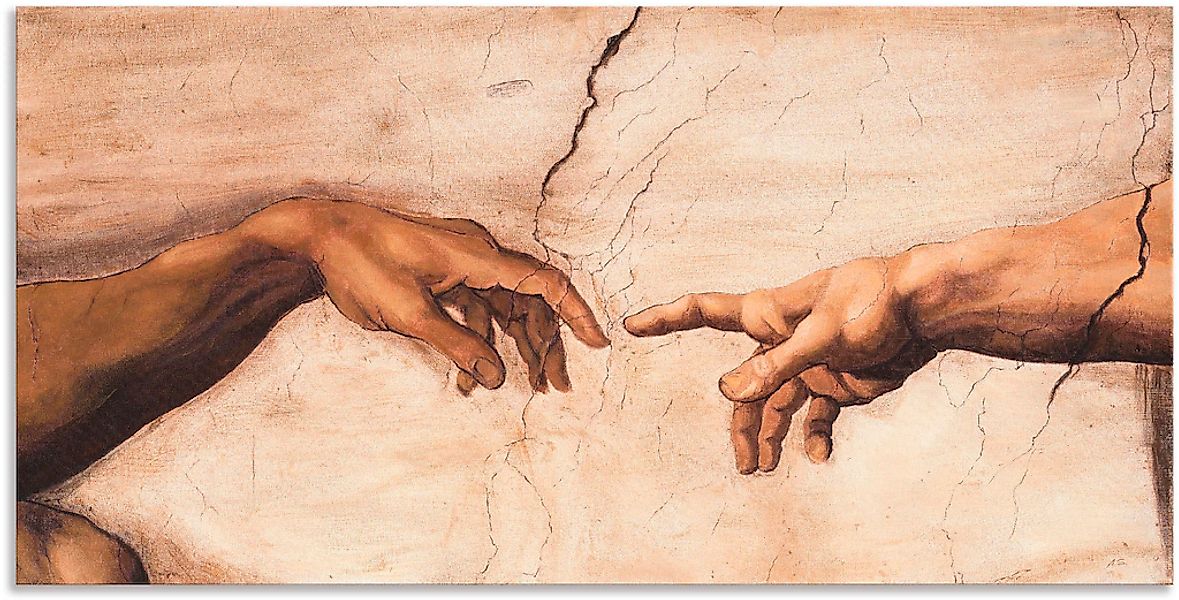 Artland Wandbild »Hände«, Religion, (1 St.), als Alubild, Outdoorbild, Lein günstig online kaufen