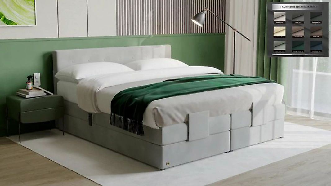 PAARA Boxspringbett 25GM elektrisch verstellbar mit Motor Dachschräge, Belü günstig online kaufen