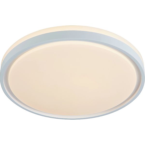 LED-Deckenleuchte Angera Weiß matt 30 W CCT 3.450,m dimmbar ca. Ø 44,5 cm günstig online kaufen