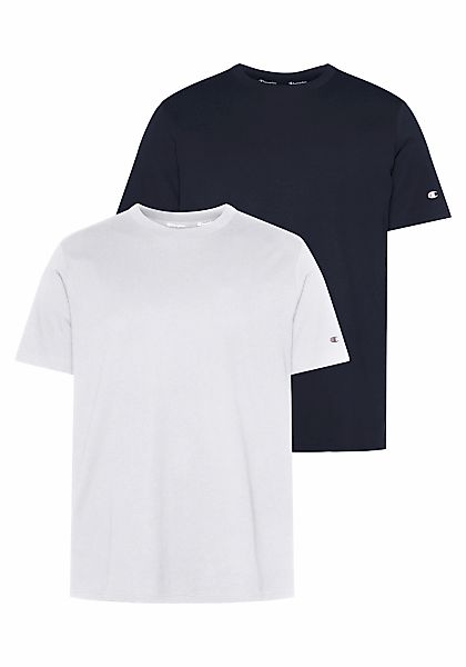 Champion T-Shirt Packung, 2 Stk. tlg. Basic Shirt, Doppelpack günstig online kaufen