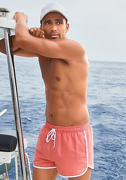 Chiemsee Badeshorts mit Kontrastpiping günstig online kaufen