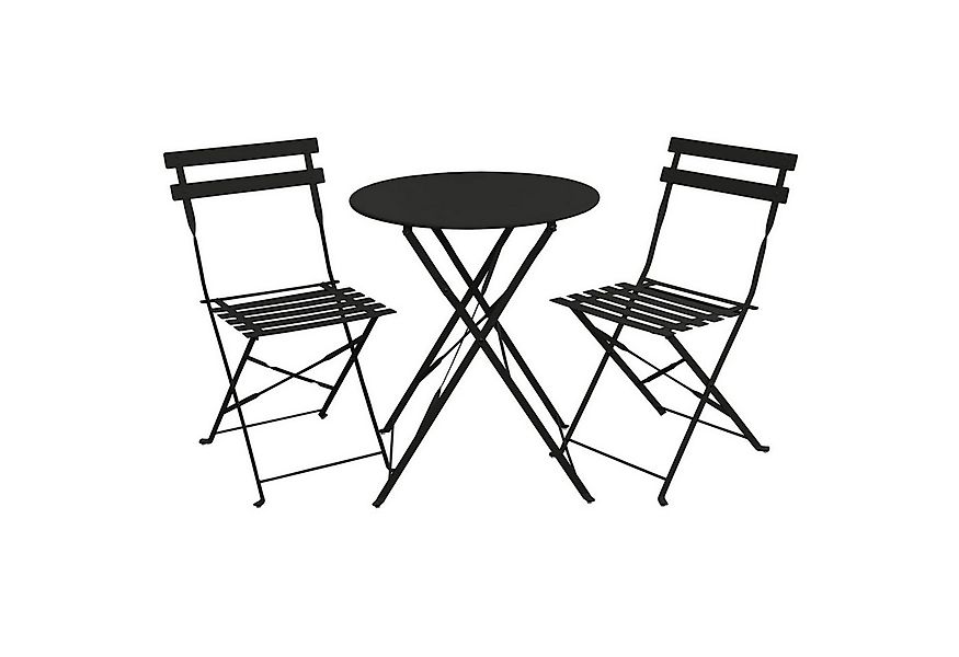 SVITA Balkonset BERLIN, (Set, 3-tlg., Bistro-Set), Tisch mit 2 Stühlen, Kla günstig online kaufen