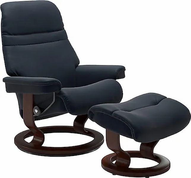 Stressless "Sunrise" Set, Relaxsessel mit Hocker, mit Classic Base, Größe M günstig online kaufen