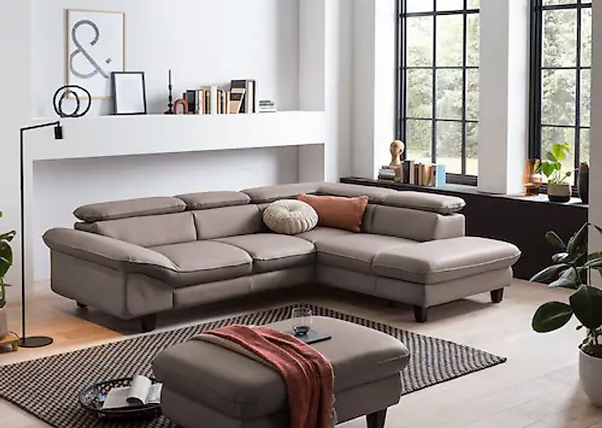 Home affaire "Pilot L-Form" mit Kopfteilverstellung, wahlweise mit Bettfunk günstig online kaufen