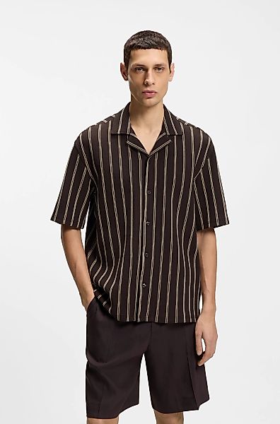 BOSS Kurzarmhemd "C-LARS CAMP B-262" mit Freizeitkragen, Relaxed Fit günstig online kaufen