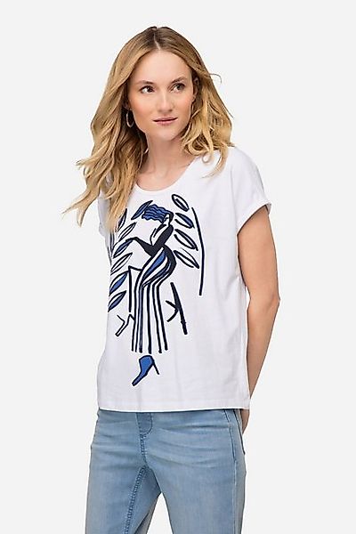 Laurasøn T-Shirt T-Shirt oversized Print Rundhals günstig online kaufen