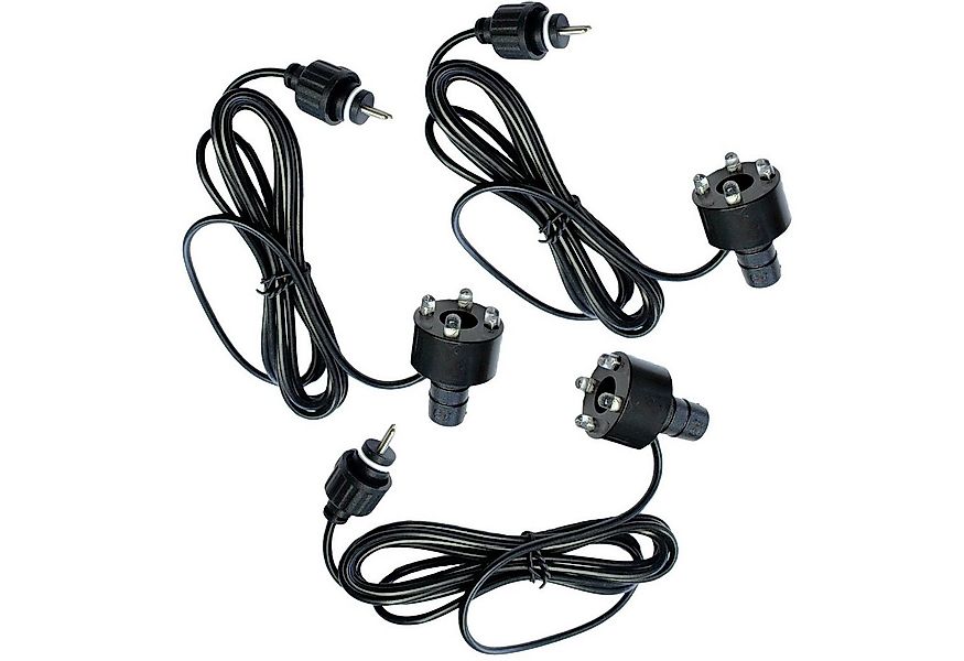 Arnusa Gartenbrunnen Beleuchtung 3er Set, 3,00 cm Breite, Quellsteinbeleuch günstig online kaufen
